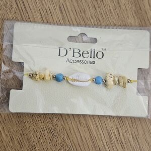 D'Bello Shell and Bead Bracelet